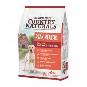 Grandma Mae’s Country Naturals Peak Health 5合1 無穀物狗糧 無穀物羊肉全犬種護膚配方